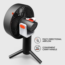 Load image into Gallery viewer, Sharper Image SPIN 10 Oscillating Desktop Fan with Remote